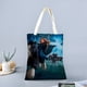 thumbnail image 2 of Merida, la Princesa Valiente Bolso de tela con estampado de lienzo para mujer, bolsa de compras reutilizable y estética, con cremallera interior, regalo para mujer,40*45cm., 2 of 6