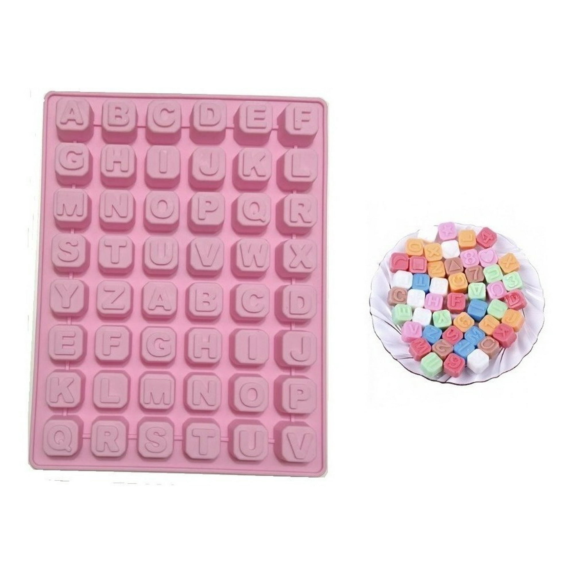 Genérico - Moldes De Silicona Letras Molde Silicona Letras Abecedario