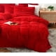 thumbnail image 2 of Cubrecama Peludo Rojo 2plazas, 2 of 4