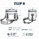 thumbnail image 4 of Hielera portátil YETI Hopper Flip 8 Charcoal - Capacidad de 4 L, 4 of 7