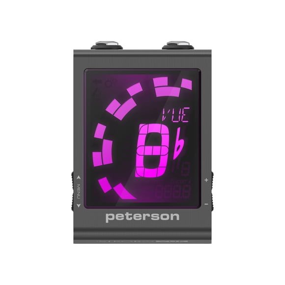 Sintonizador Peterson StroboVUE para Guitarra y Bajo 9V/USB‑C