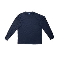 Genérico - Polera Polo Azul Manga Larga Talla M