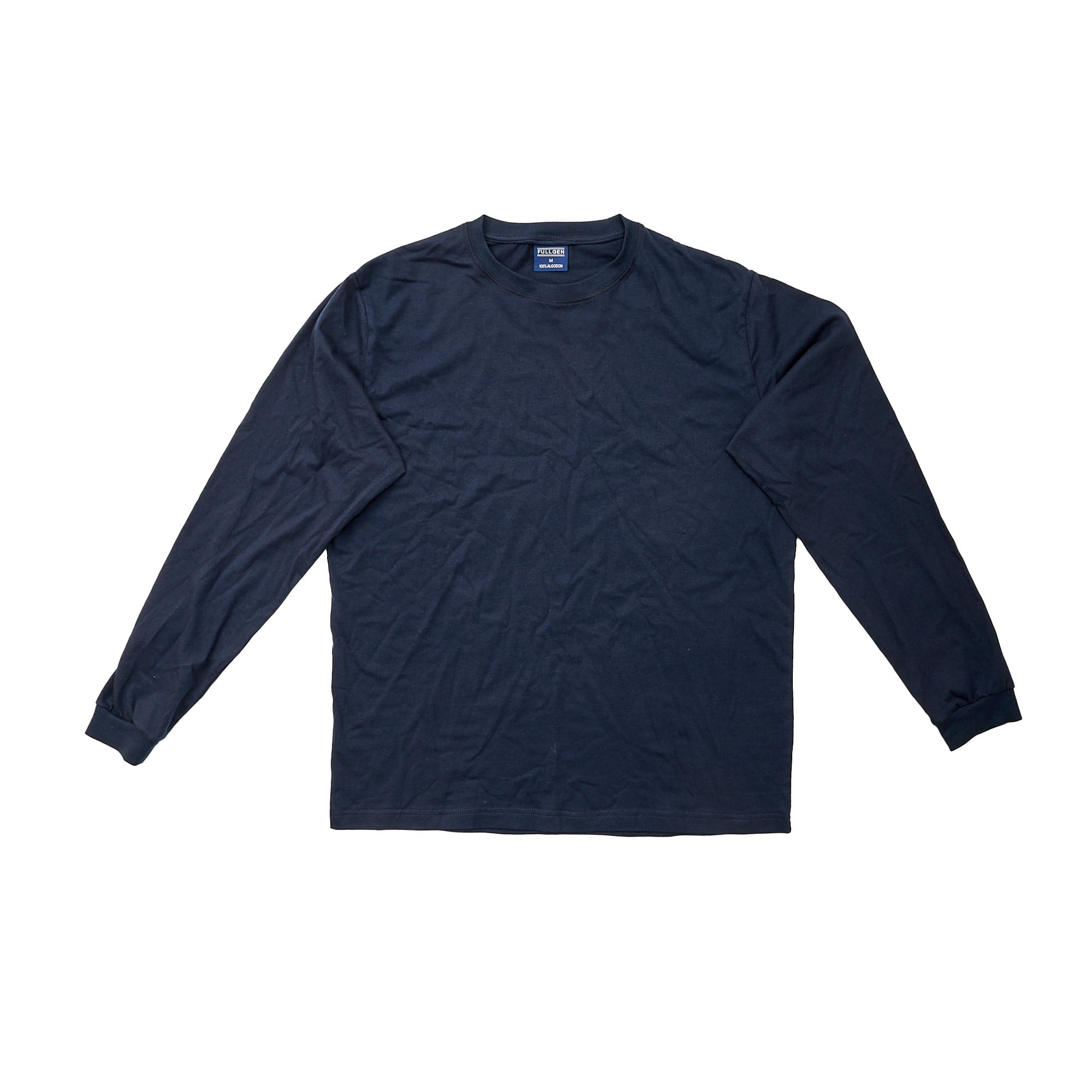 Genérico - Polera Polo Azul Manga Larga Talla M