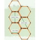 thumbnail image 4 of Juego de 6 anillos de agilidad GHB Hex Anillos de agilidad con bolsa de transporte, 4 of 9