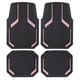 thumbnail image 1 of Alfombras universales de coche con purpurina rosa 4pcs, 1 of 4