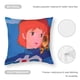 thumbnail image 5 of Nausicaä del Valle del Viento Fundas de almohada de terciopelo con tema, regalos de funda de almohada, decoración para el hogar, cojín de lanzar, regalo de cumpleaños para fans y parejas.50*50cm., 5 of 6