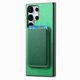 thumbnail image 2 of Funda de Cuero Magnética con Tarjetero para Samsung Galaxy S24 Ultra Cubierta Delgada Verde, 2 of 5