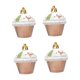 thumbnail image 4 of 4 Adornos Navide?os Para Cupcakes, Adornos Para Colgar En La Pared Del árbol De Navidad, Color Café, 4 of 5