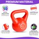 thumbnail image 4 of Pesa rusa GYMENIST de 5 kg, color rojo, para entrenamiento fitness, 4 of 6