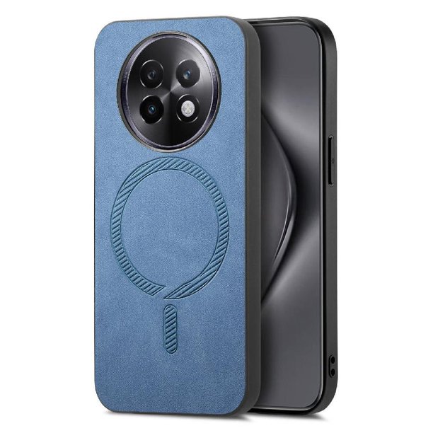 Magnetic Slim Case for Realme 13 Pro Plus 5G with Camera Guard & Anti-Scratch Back Blue