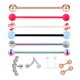 thumbnail image 5 of 1 Unidades Nariz Lengua Labio Ceja Tragus Ombligo Vientre Anillo Piercings Joyería C-12Pcs, 5 of 5