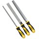 thumbnail image 1 of Juego de limas de diamante TARIST 20 cm 3 piezas plana/redonda/semicircular, 1 of 6