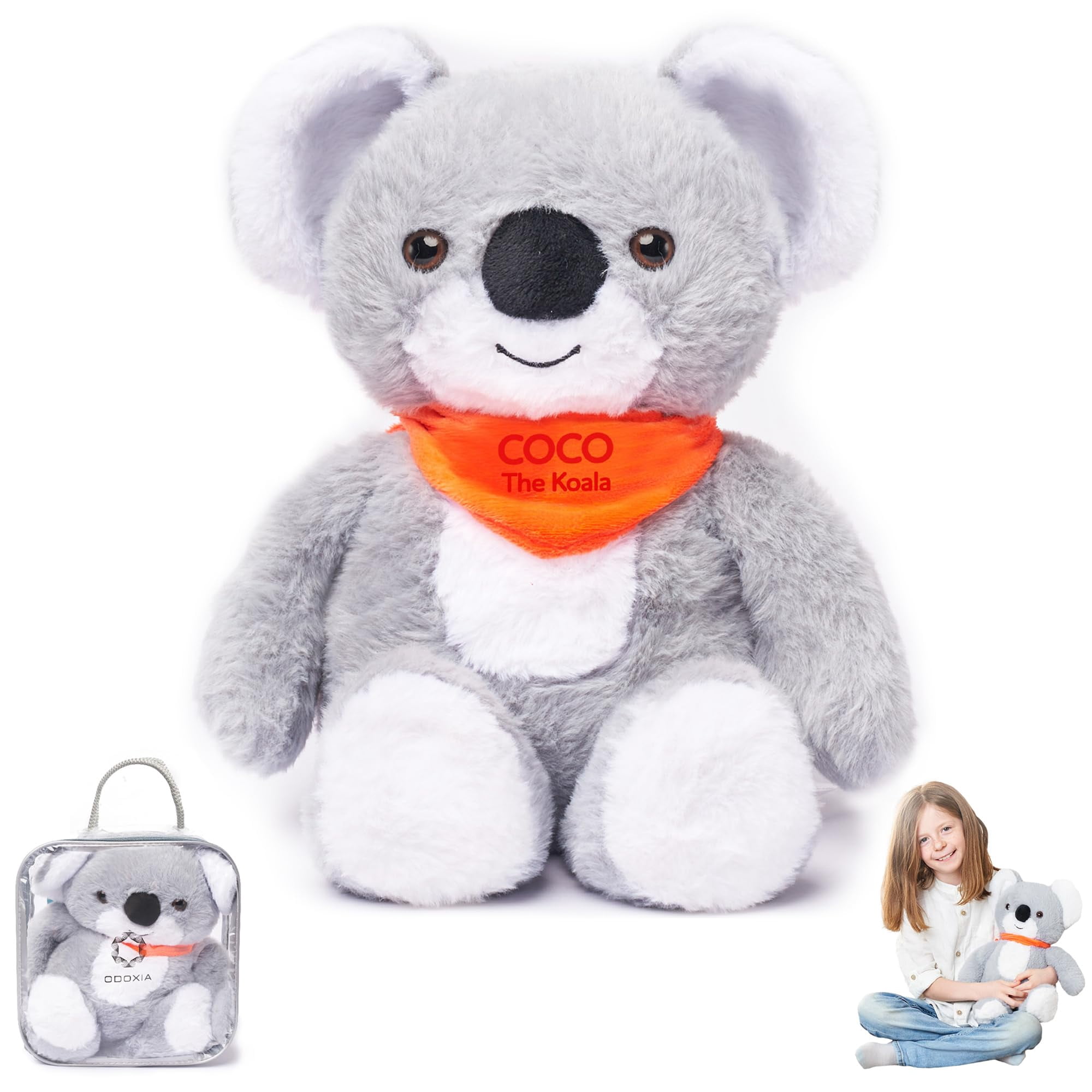 Peluche Pesado Odoxia Koala De 1,4 Kg Para Niños Y Adultos