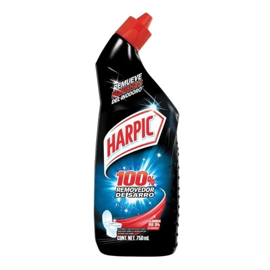 Gel Limpiador Desinfectante Para Inodoros 100% Removedor De Sarro Botella 750 ml Harpic