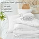 thumbnail image 2 of Juego de edredón CozyLux Queen White para cama de 7 piezas en una bolsa, 2 of 3