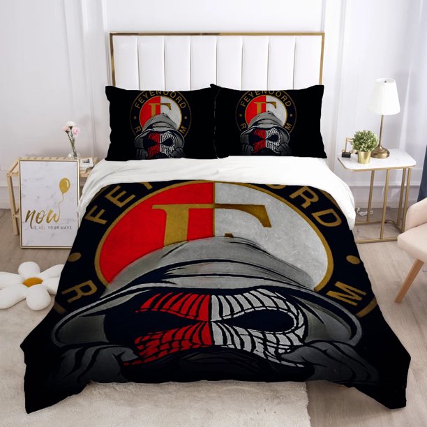 v75 Bed Sheets Bear Cover Double Comforter Bedding Sets Bedding Set Duvet F-feyenoords fc Cover Queen Comforter Sets Quilt Pillowcase Quilt 3-Piece Bedding Set (1 Duvet Cover + 2 Pillow Shams) Bed She