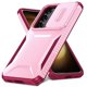 thumbnail image 1 of Funda Resistente para Samsung Galaxy S23 Plus con Tapa Deslizante y Protección Militar Rosa, 1 of 6