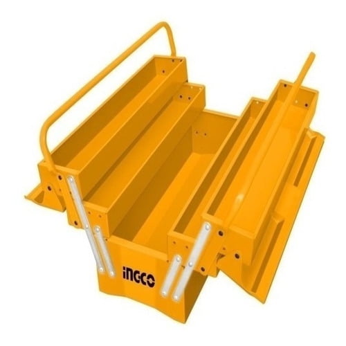 Caja De Herramientas Metalica Industrial 29lt 495x200x290mm Ingco Htb02