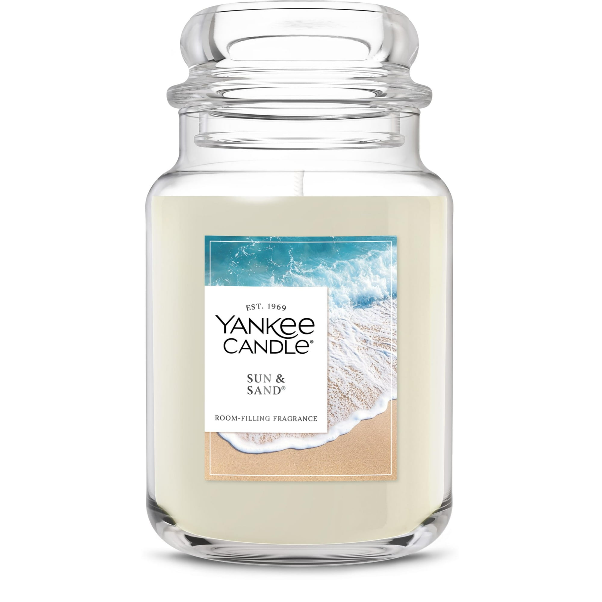 Tarro Grande Con Aroma A Sol Y Arena De Candle Yankee Candle, 660 Ml