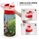 thumbnail image 4 of Los vecinos GreenBotella de Agua con Tapa Pop Top de Un Toque, Acero Inoxidable, a Prueba de Fugas, para Deportes, Botella Infantil rosa 12 oz, 4 of 6