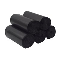 Bolsa De Basura Gereen De 8 Litros Y 2 Galones, Negra, 150 Unidades