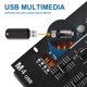 thumbnail image 3 of Mezcladora de audio Yamnweo DJ-M4 negra de 4 canales con Bluetooth y USB, 3 of 9