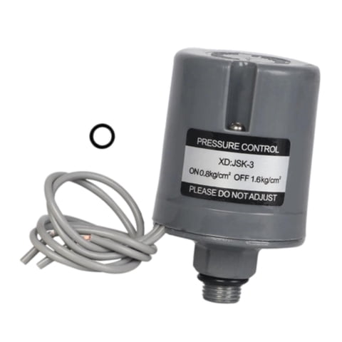Magideal - Interruptor De Bomba De Presión De Agua, Controlador Electrónico De Fácil Instalación, Interruptor De Control De Presión Robusto Para Vehículos Recrea Externo 125 Mm