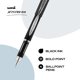 thumbnail image 2 of Bolígrafo Uni-Ball Jetstream Medio 1.0mm Negro Paquete de 4, 2 of 7