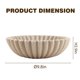 thumbnail image 2 of Cuenco decorativo Plukers 25 cm color beige para frutas, 2 of 7