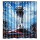 thumbnail image 1 of Cortina de ducha de Star Wars, juego de cortina de baño con ganchos, tamaño 66 x 72 pulgadas, 1 of 3