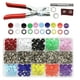 thumbnail image 1 of Kit De Herramientas De Sujetadores A Presión De 9,5 Mm Con Alicates Con Caja De 15 Rejillas Durable 10 Colores 200set Snaps, 1 of 5