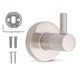 thumbnail image 1 of Gancho para albornoz individual HIGHCRAFT en níquel cepillado, 1 of 8