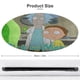thumbnail image 2 of Rick y Morty: El Anime Alfombra Redonda de Felpa Coral, Antideslizante, No Desprende Pelusas, Lavable y Duradera para Salón, Dormitorio y Habitación de Niños 60cm, 2 of 6