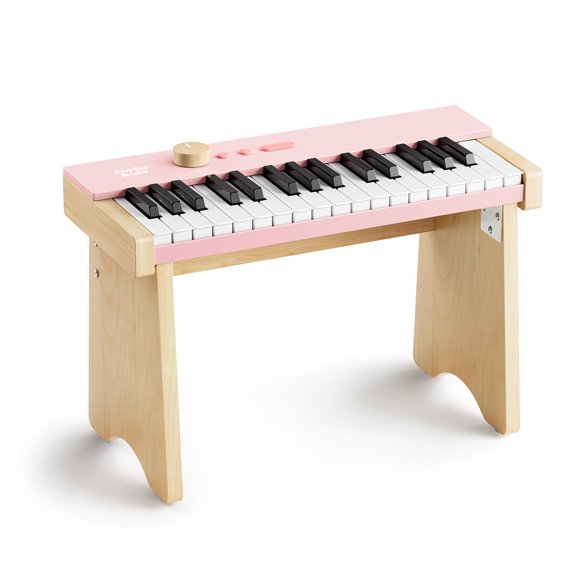 Piano Infantil Eastar Kido 32 Teclas Digital Educativo Rosa