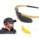 thumbnail image 1 of Gafas de combate tácticas para hombres - gafas de tiro - gafas de caza - lente de reemplazo de 3 colores, 15,5 * 5,5 cm caqui, lente de PC de 2,8 mm de grosor, el embalaje incluye tres tipos, 1 of 3