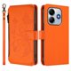 thumbnail image 2 of Funda Cartera Mariposa para [Xiaomi Redmi Note 14 5G] con Soporte y Cremallera Naranja, 2 of 6