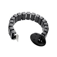 Magideal - Gestión De Cables Administrador De Cables Escritorio Conducto De Cableado Para Escritorio Mesa Fácil Instalación Fácil De Instalar Ocultador De Cables Negro