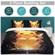 thumbnail image 5 of Pi-ka-chu Bed Duvet Cover Microfiber Bedding Sets 3D Printed Lightweight 3 Piece Comforter Sets for Kids Boys Girls, 5 of 5