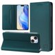 thumbnail image 2 of Funda Billetera con Soporte para iPhone 13/iPhone 14 Bloqueo RFID Plegable Verde oscuro, 2 of 6