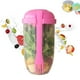 thumbnail image 1 of Juego de recipientes para ensalada fresca para llevar, vaso mezclador de ensalada Keep Fit con tenedor y soporte para aderezo, 1 of 5
