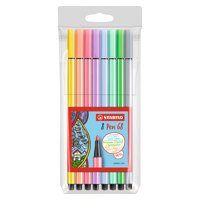 Stabilo - Pen 68 Pastel 8 Surt Blister
