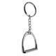 thumbnail image 1 of Llavero De Aleación De Zinc Llavero Llavero Anillo Ecuestre Keyfob Bolsa Decoración De Plata, 1 of 5