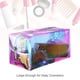 thumbnail image 5 of Set de 2 neceseres de maquillaje Boao 16 cm iridiscente TPU transparente, 5 of 7