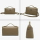 thumbnail image 2 of Bandolera Rejolly L19 Pouch con asa en la parte superior de piel azul marino, 2 of 3