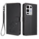 thumbnail image 1 of Funda de Gato tipo Libro para Infinix Note 50S, Negro, 1 of 6