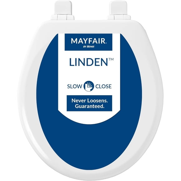 Asiento de Inodoro Mayfair Linden de Madera Antideslizante con Cierre Lento