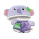 thumbnail image 2 of Conjunto De Ropa Para Muñeca De 7,8 Pulgadas, Dibujos Animados Suaves Para Muñeca Reborn, 3 Uds., Violeta, 2 of 5