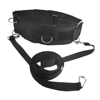 Magideal - Banda De Resistencia, Cinturón De Cintura, Correa De Polea De Gimnasio Con Anillos Para Entrenamiento De Levantamiento De Pesas, Cinturón De Resistenc