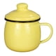 thumbnail image 3 of Taza Esmaltada Para Beber, Taza De Té, Taza De Jugo Para Oficina, Cocina, Picnic, Amarillo, 3 of 5