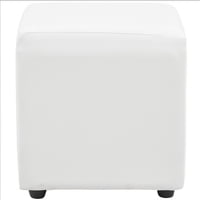 Bodevir - Pouf Cali 1C Pu 30 Blanco